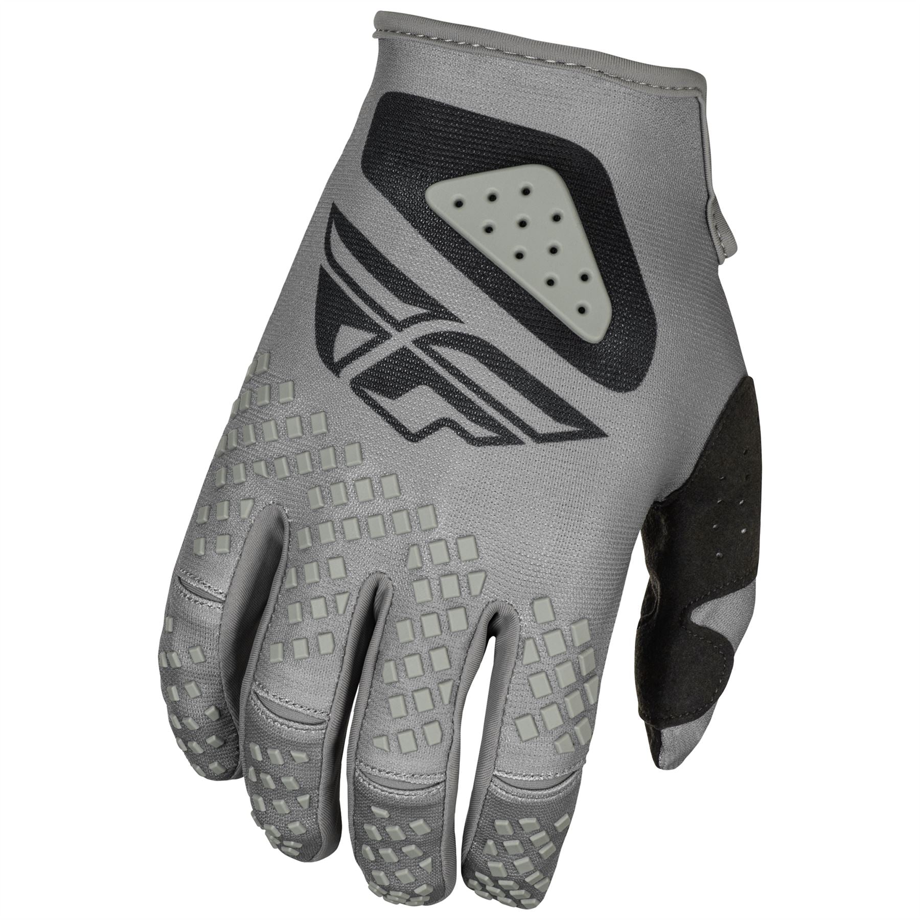 Fly Racing 2025 Kinetic Sym Motocross Gloves Grey Black